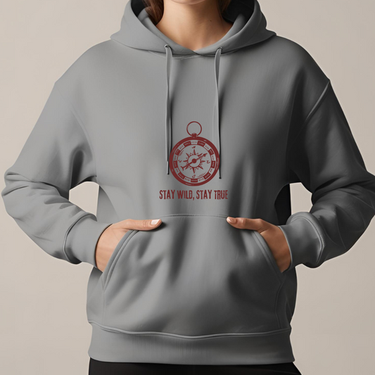 STAY WILD, STAY TRUE (GREY)
